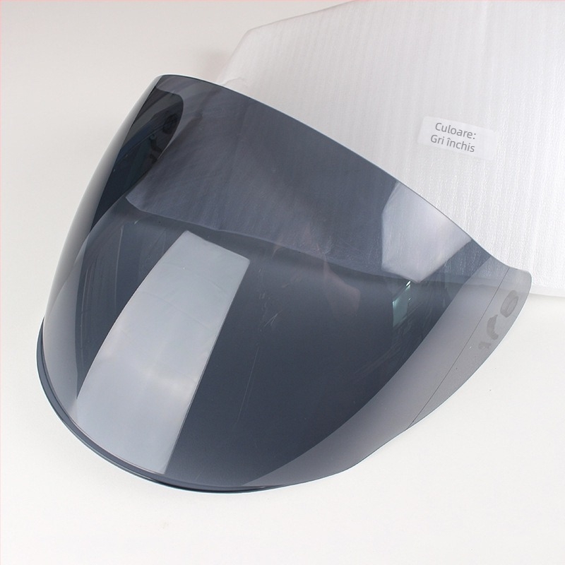 Lentile pentru vizieră la cască pentru half-helmet — lentile modificate, compatibile LS2 OF608, procesare personalizată disponibilă