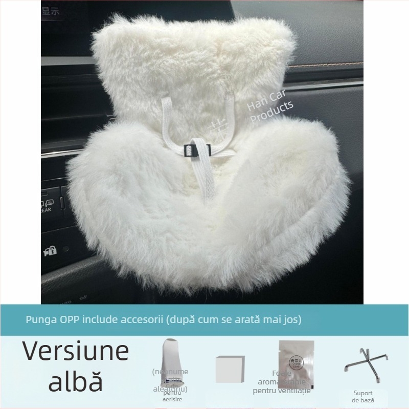 Figurină decorativă pentru ventilația mașinii – plastic, stil simplu, fără marcă