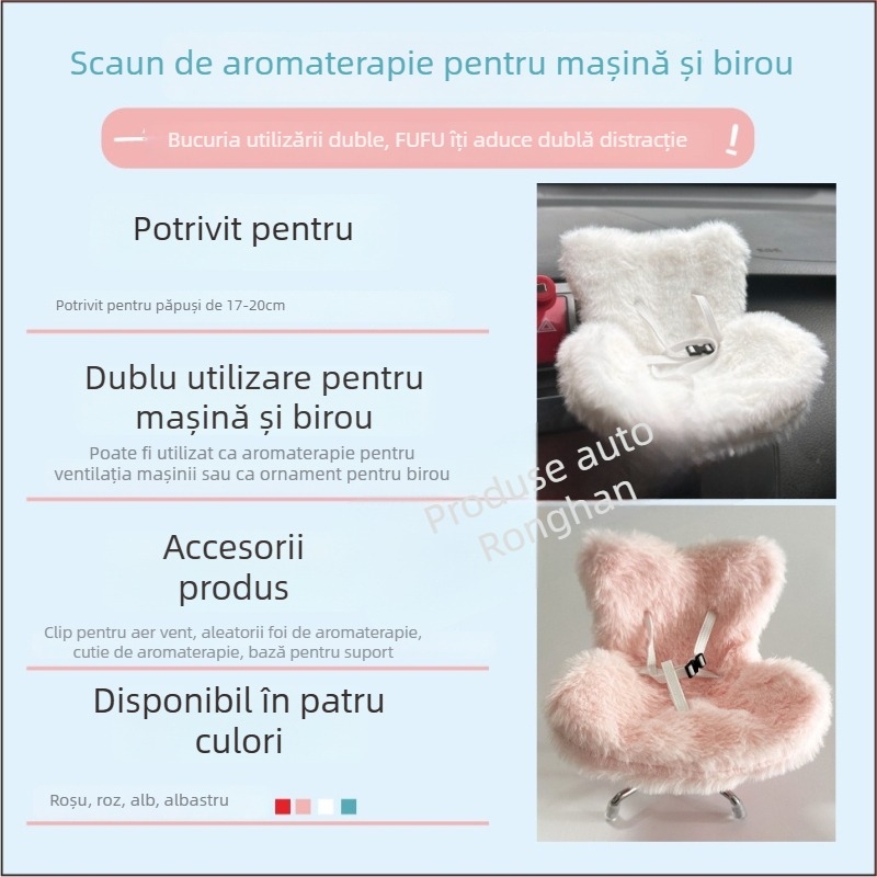 Figurină decorativă pentru ventilația mașinii – plastic, stil simplu, fără marcă