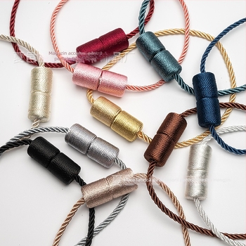 Buton magnetic cilindric pentru perdele – montaj fără găuri, închizător magnetic pentru șnur, stil modern minimalist, personalizabil