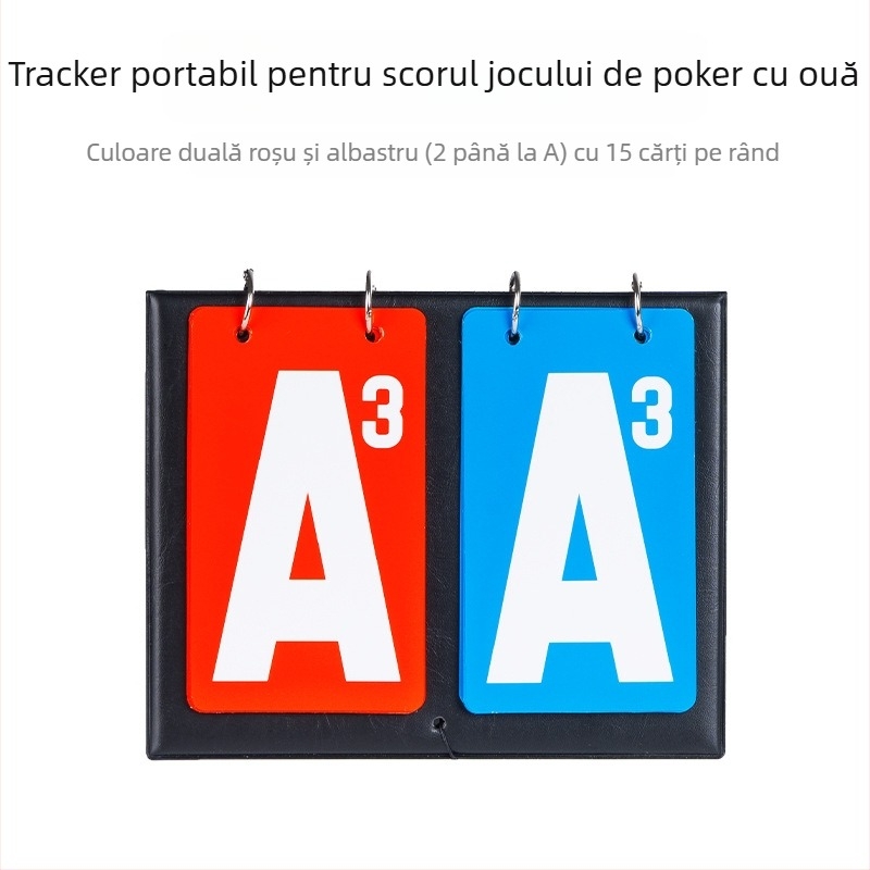 Guandan tablou de scor – PVC, logo personalizabil, etichetă privată licențiată, destinat jocului Guandan