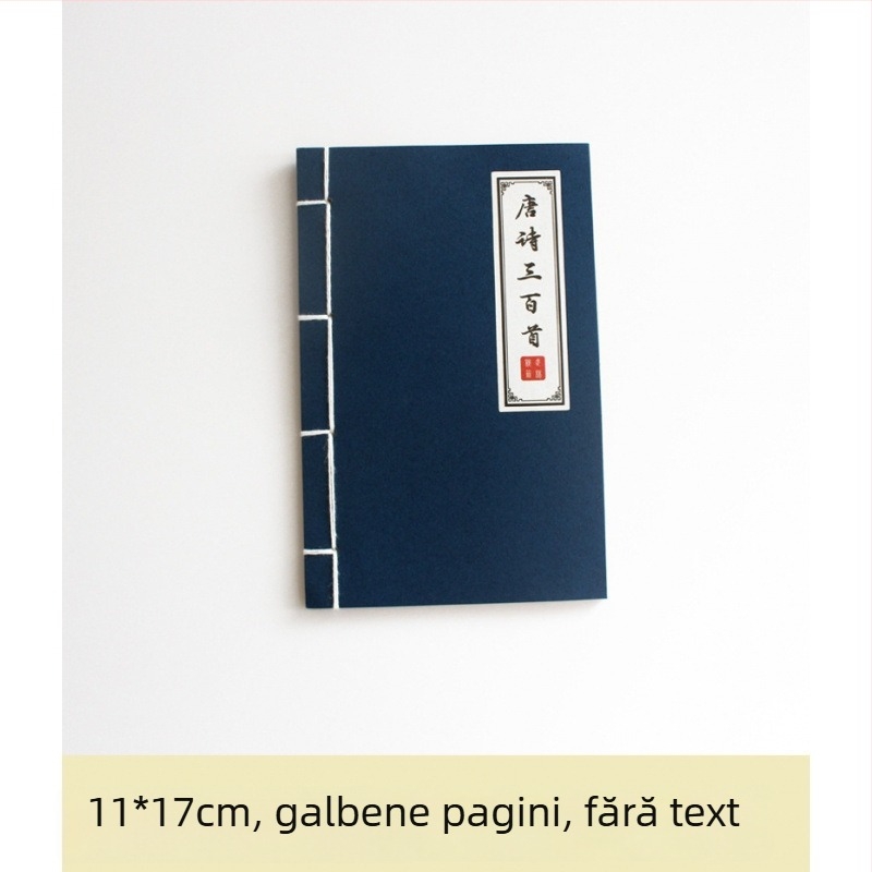 Rekvizit pentru fotografie în stil chinezesc: carte veche falsă pentru decor, legată cu ață