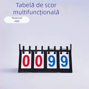 Tablou de scor din ABS, set 22 bucăți, pentru tablă de scor și înlocuire/tablă tactică, pentru diverse sporturi