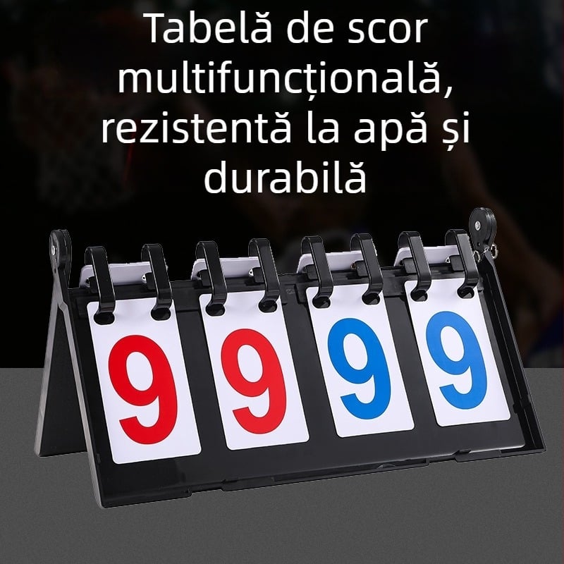 Tablou de scor din ABS, set 22 bucăți, pentru tablă de scor și înlocuire/tablă tactică, pentru diverse sporturi