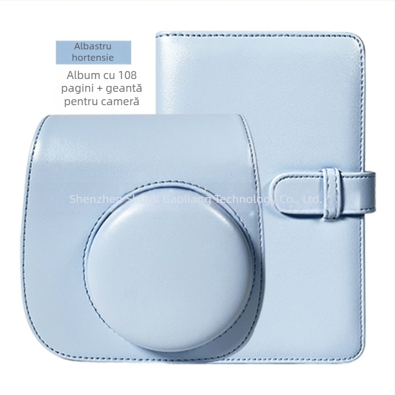 Set de accesorii Polaroid Mini 12/11 cu geantă pentru cameră, album foto de 108 pagini și accesorii pentru etichete și rame foto | Model mini12 | Lansare 2023 | Brand Neutral