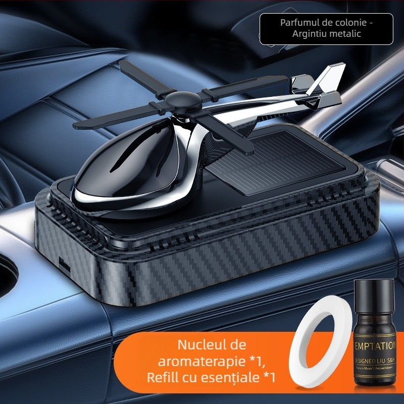 Suport auto pentru aromaterapie - corp din plastic, capacitate 5–10 mL, parfum Cologne, note florale, durată de volatilizare 61–90 zile