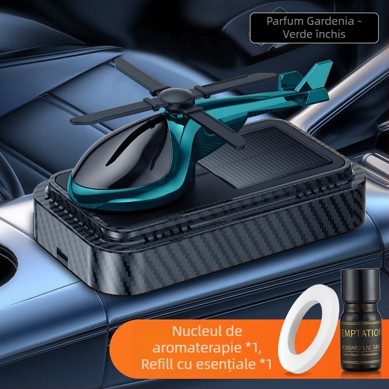 Suport auto pentru aromaterapie - corp din plastic, capacitate 5–10 mL, parfum Cologne, note florale, durată de volatilizare 61–90 zile