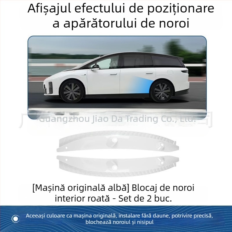 Set protecții noroi pentru Ideal i8/i6 – pentru model specific, față și spate, din plastic, anul 2025, transmisie automată