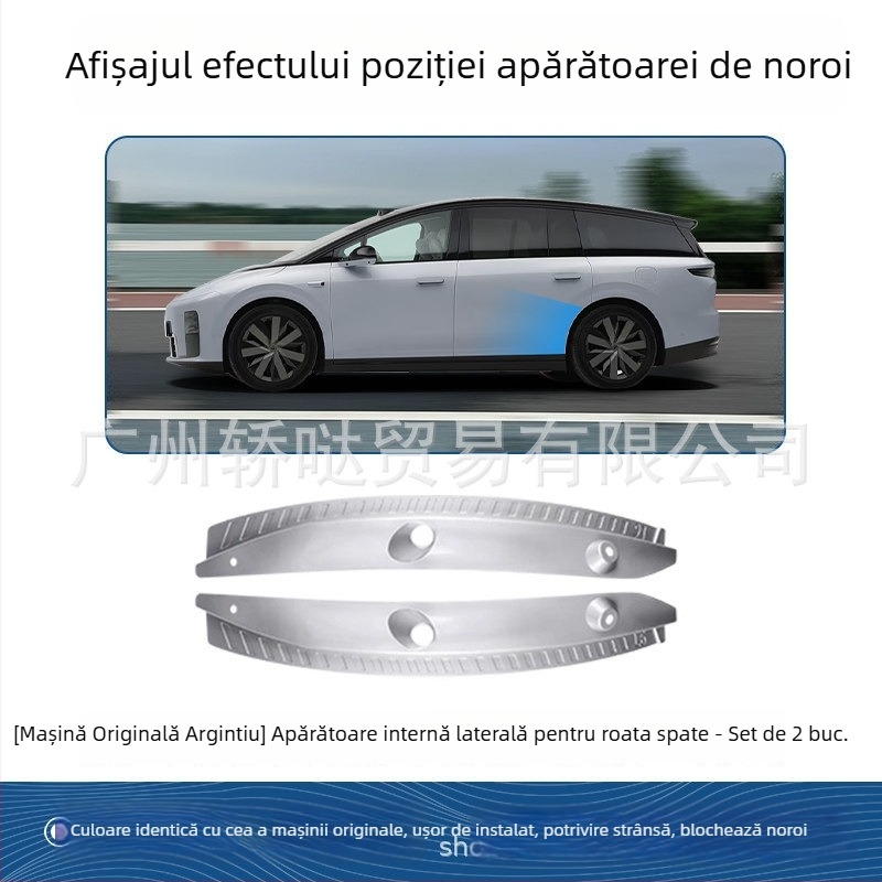 Set protecții noroi pentru Ideal i8/i6 – pentru model specific, față și spate, din plastic, anul 2025, transmisie automată