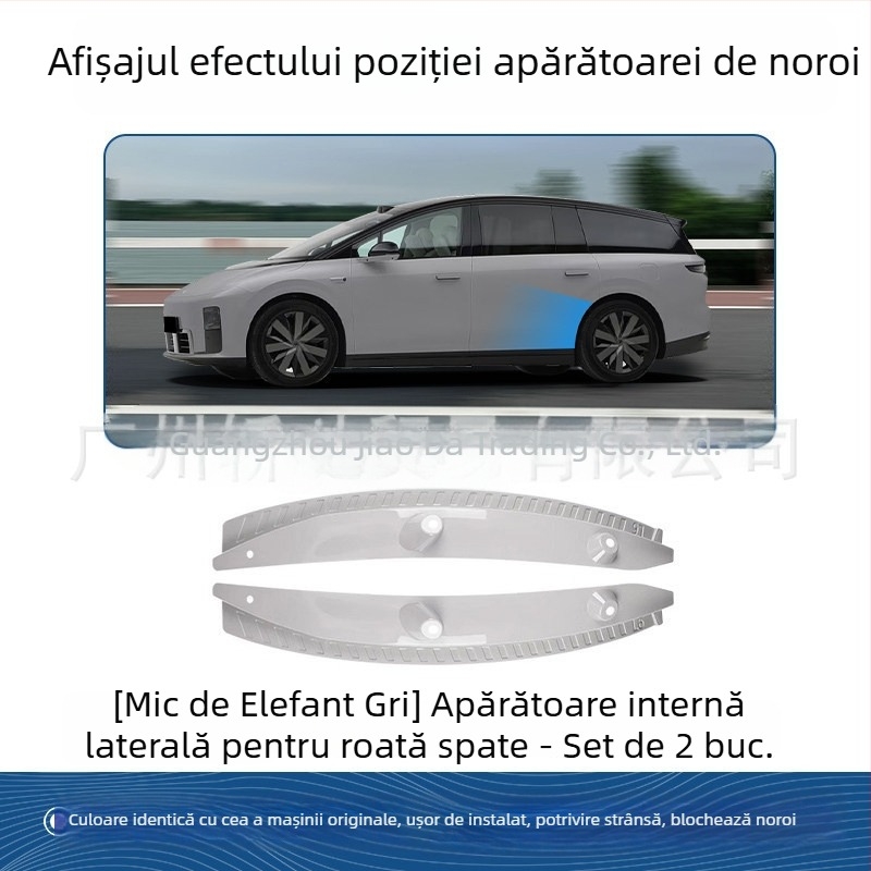 Set protecții noroi pentru Ideal i8/i6 – pentru model specific, față și spate, din plastic, anul 2025, transmisie automată