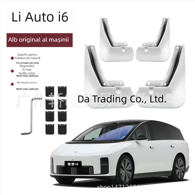 Set protecții noroi pentru Ideal i8/i6 – pentru model specific, față și spate, din plastic, anul 2025, transmisie automată