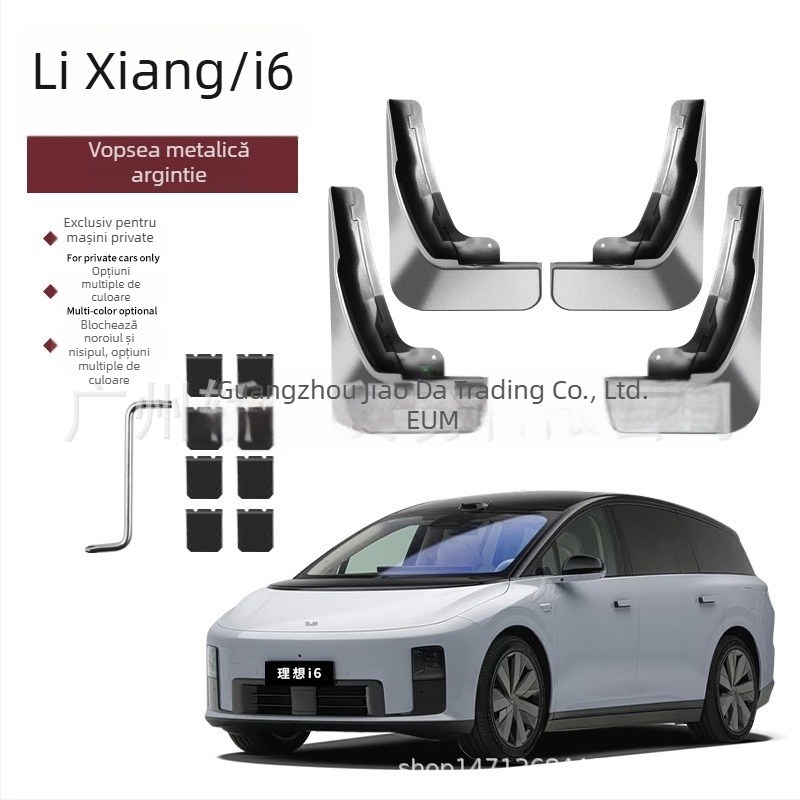 Set protecții noroi pentru Ideal i8/i6 – pentru model specific, față și spate, din plastic, anul 2025, transmisie automată