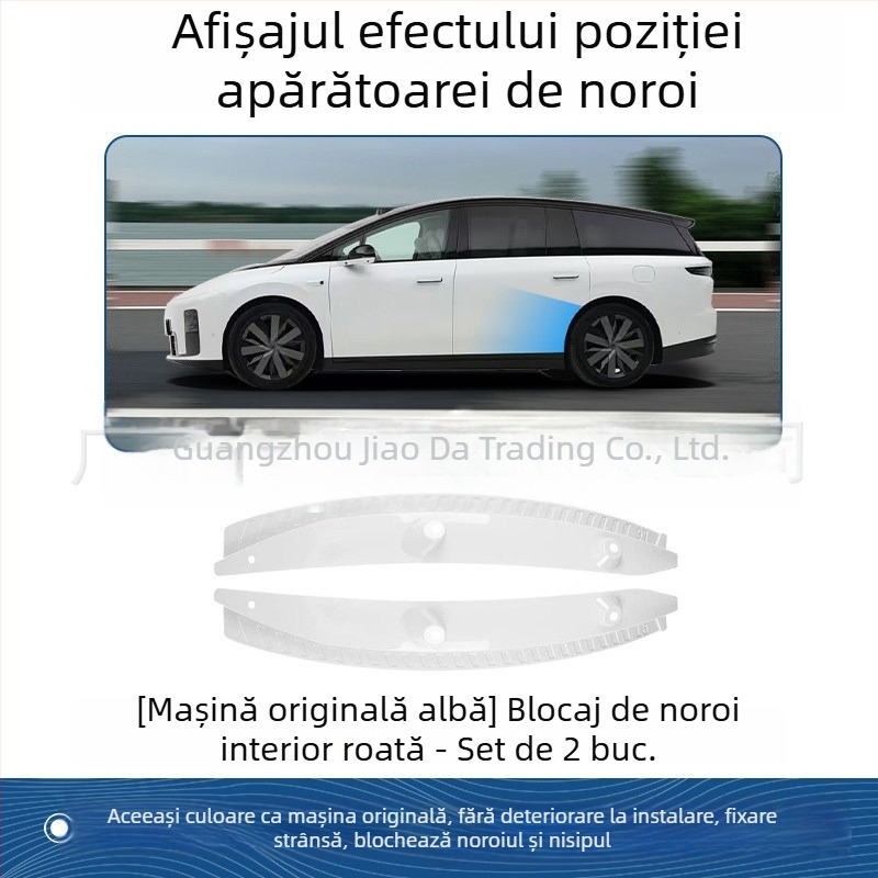 Set protecții noroi pentru Ideal i8/i6 – pentru model specific, față și spate, din plastic, anul 2025, transmisie automată