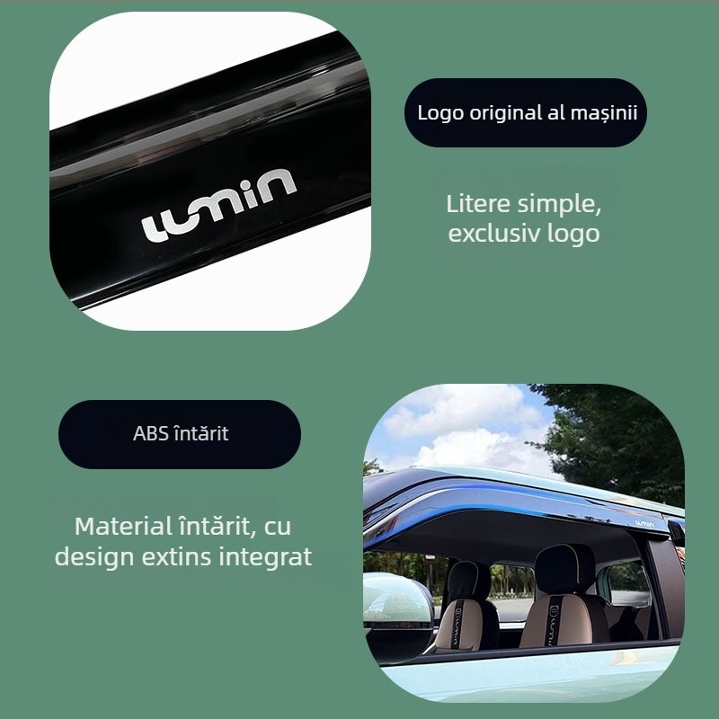 Protecție de ploaie pentru geamul mașinii – aliaj + diamant, compatibil cu Changan Lumin