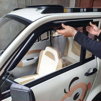 Visor impermeabil din cauciuc pentru vehicule electrice, montaj cu adeziv, pachet cu 2 bucăți, compatibil cu mai multe modele