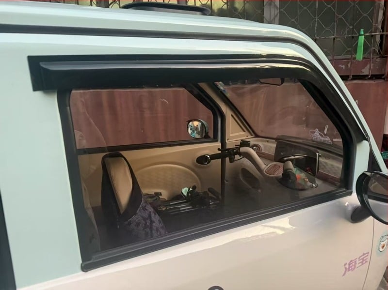 Visor impermeabil din cauciuc pentru vehicule electrice, montaj cu adeziv, pachet cu 2 bucăți, compatibil cu mai multe modele