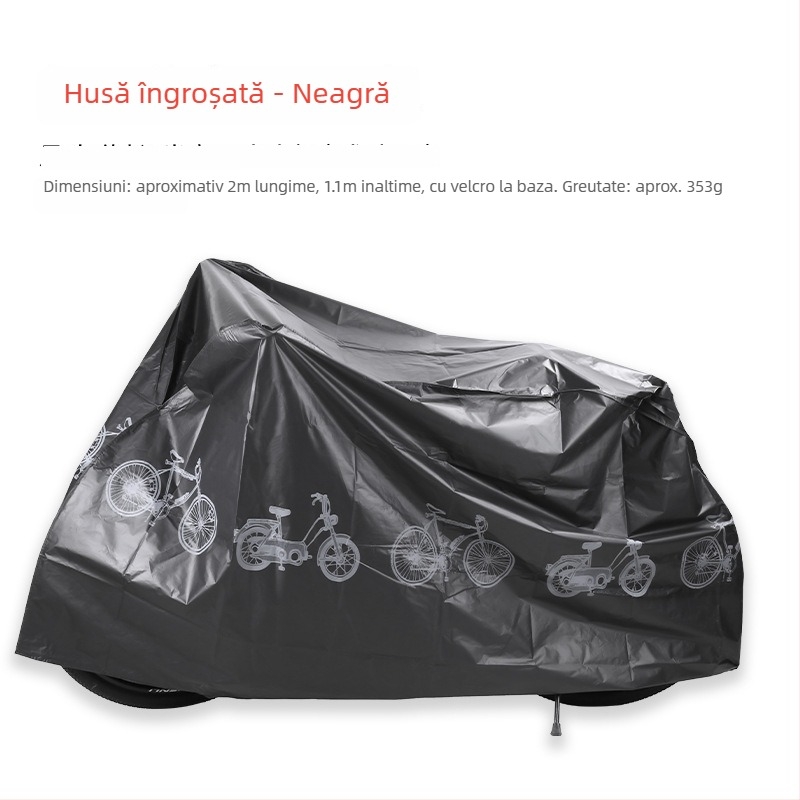 Husă bicicletă și motocicletă, poliester, unisex, gata pentru etichetă privată