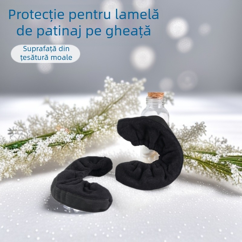 Acoperitoare pentru lame de patinaj artistic, BONT, lamă din oțel, lungimea lamei 40 cm, husă de protecție