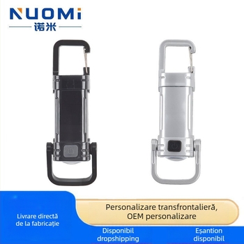 Lanternă LED pentru breloc cu cârlig, 5W, baterie 150, dinamic manual, rază <50 m