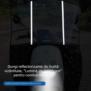 Parbriz pentru vehicule electrice – protecție împotriva ploii, îngroșat și consolidat, transparent de înaltă definiție