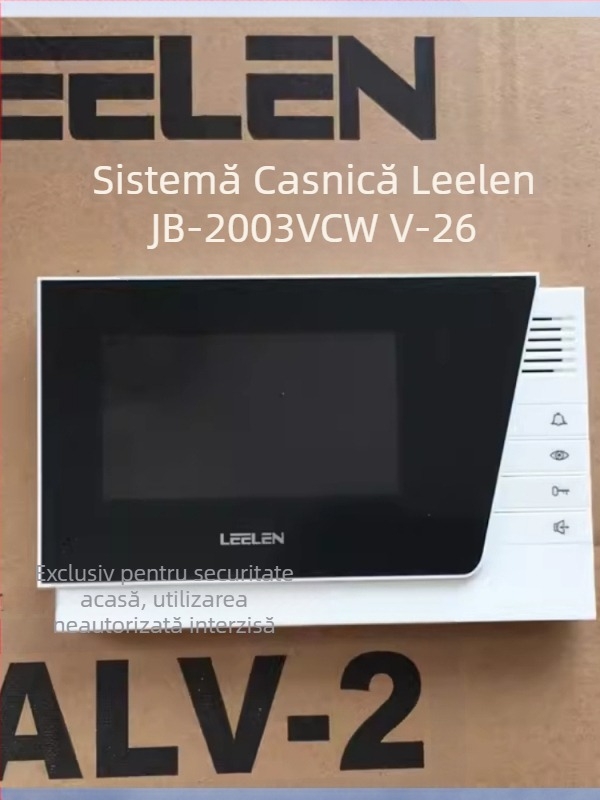 Videointerfon de intrare JB-2003VCWV16 cu extensie L8-5004VCW pentru uz casnic