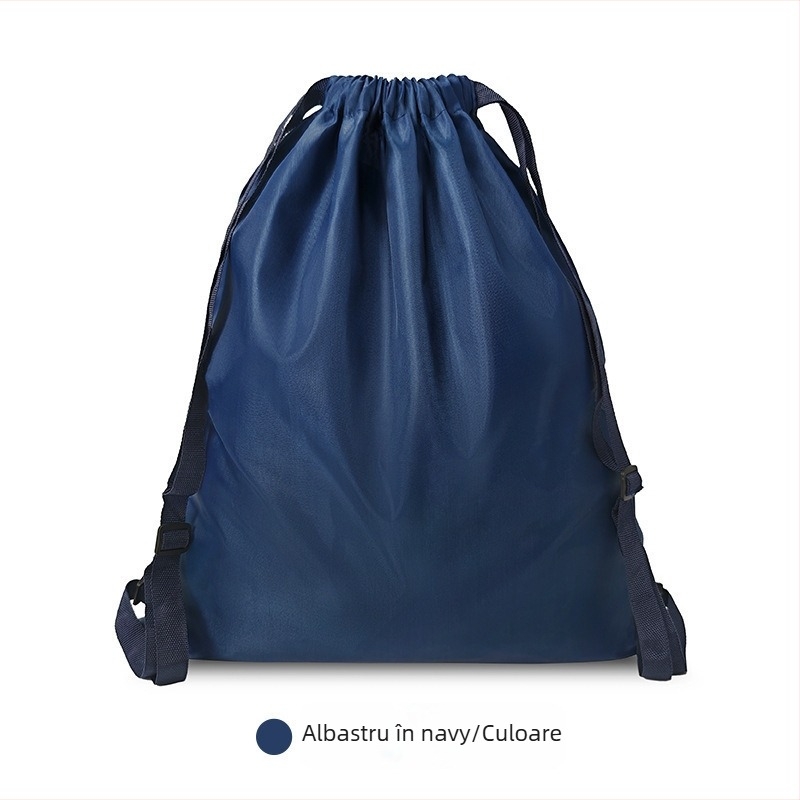 Rucsac sport cu șnur, capacitate mare, material Oxford, curele curbate, căptușeală din pânză, potrivit pentru sporturi cu mingi