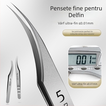 Set de unelte pentru acnee din oțel inoxidabil: clipsuri pentru puncte negre și ace pentru acnee