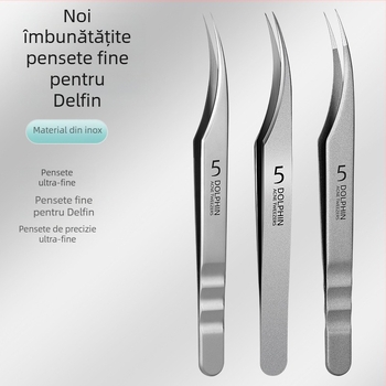 Set de unelte pentru acnee din oțel inoxidabil: clipsuri pentru puncte negre și ace pentru acnee