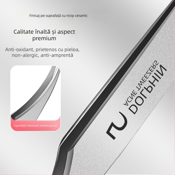 Set de unelte pentru acnee din oțel inoxidabil: clipsuri pentru puncte negre și ace pentru acnee