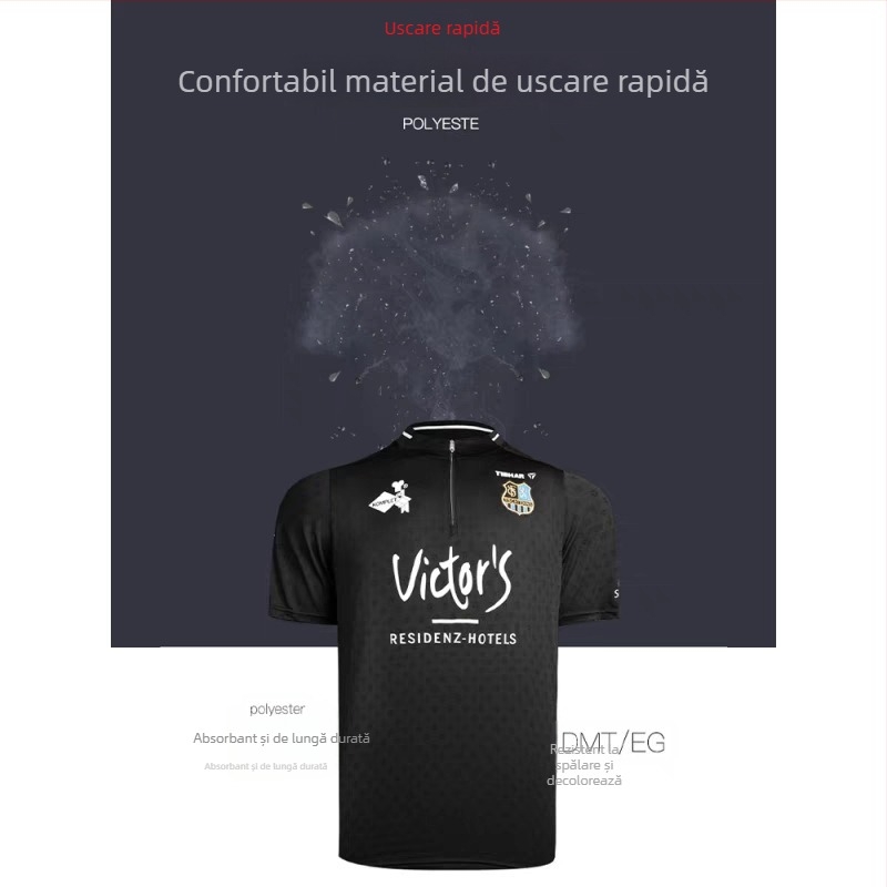 Tricou Tibhar unisex pentru tenis de masă (Model 2024 • Material polipropilenă • Pentru tenis de masă)