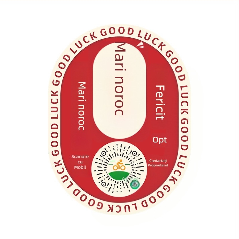 Autocolant reflectorizant în stil QR Code pentru semn de parcare temporar pentru mașini electrice și motociclete