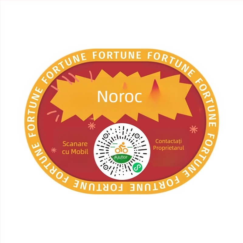 Autocolant reflectorizant în stil QR Code pentru semn de parcare temporar pentru mașini electrice și motociclete