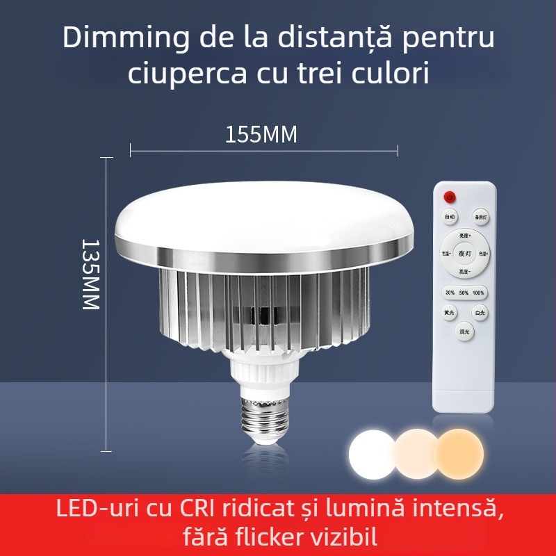 Iluminat profesional pentru fotografie pentru streaming live, cu soclu E27, 85–150W, 220V, 2700K–6500K, luminozitate reglabilă