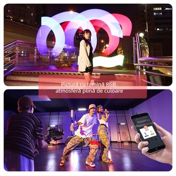 HM-BD Lumină portabilă pentru fotografie — pentru fotografie în exterior, LED 10W, alimentare prin interfața Type-C