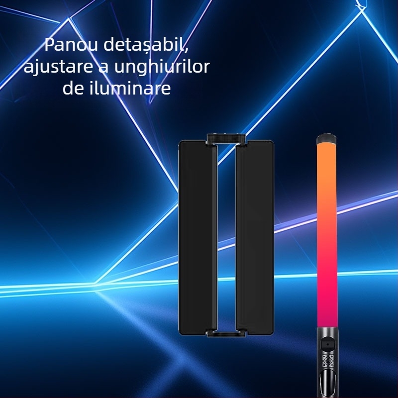 HM-BD Lumină portabilă pentru fotografie — pentru fotografie în exterior, LED 10W, alimentare prin interfața Type-C