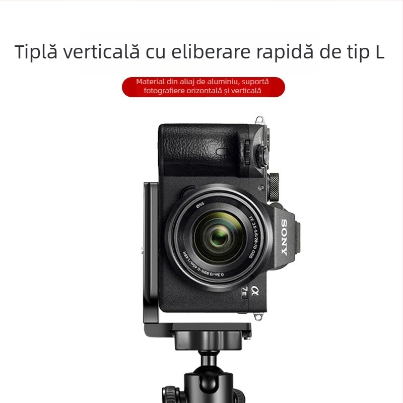 Placă verticală de cameră de tip L — tip: Photography screws, material: aliaj de aluminiu, marcă: Other