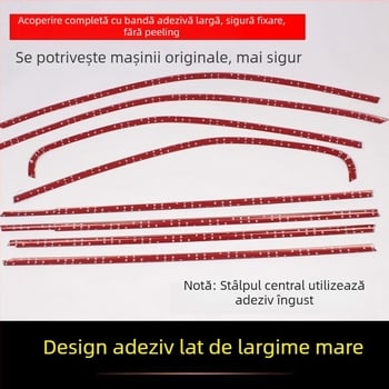 Bandă decorativă din oțel inoxidabil pentru VW Sagitar