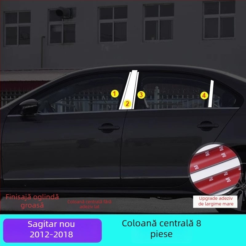 Bandă decorativă din oțel inoxidabil pentru VW Sagitar