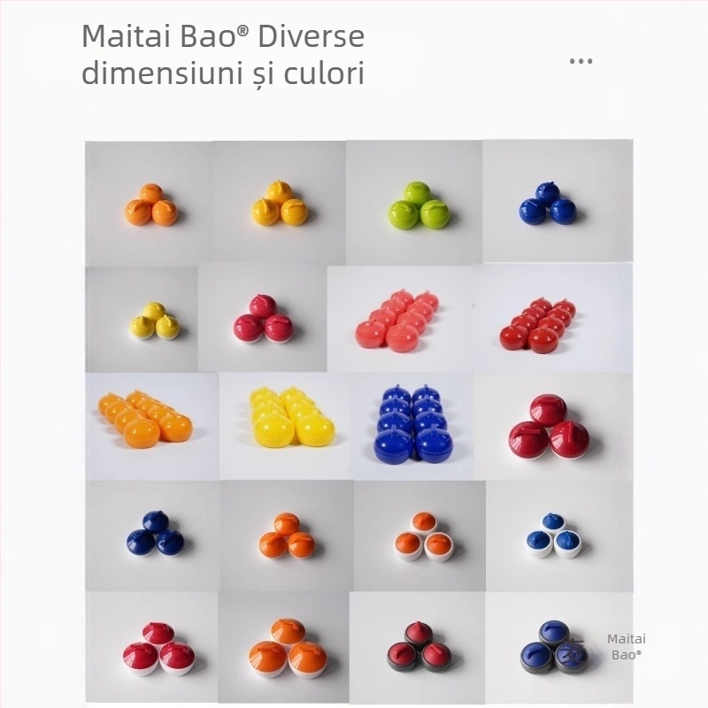 Accesorii pentru curling de birou – mingi mini pentru curling pe masă, mingi de bowling, mingi de curling uscate în vrac (3C: Jucării pentru 14+; Vârsta aplicabilă: 0–3 ani)