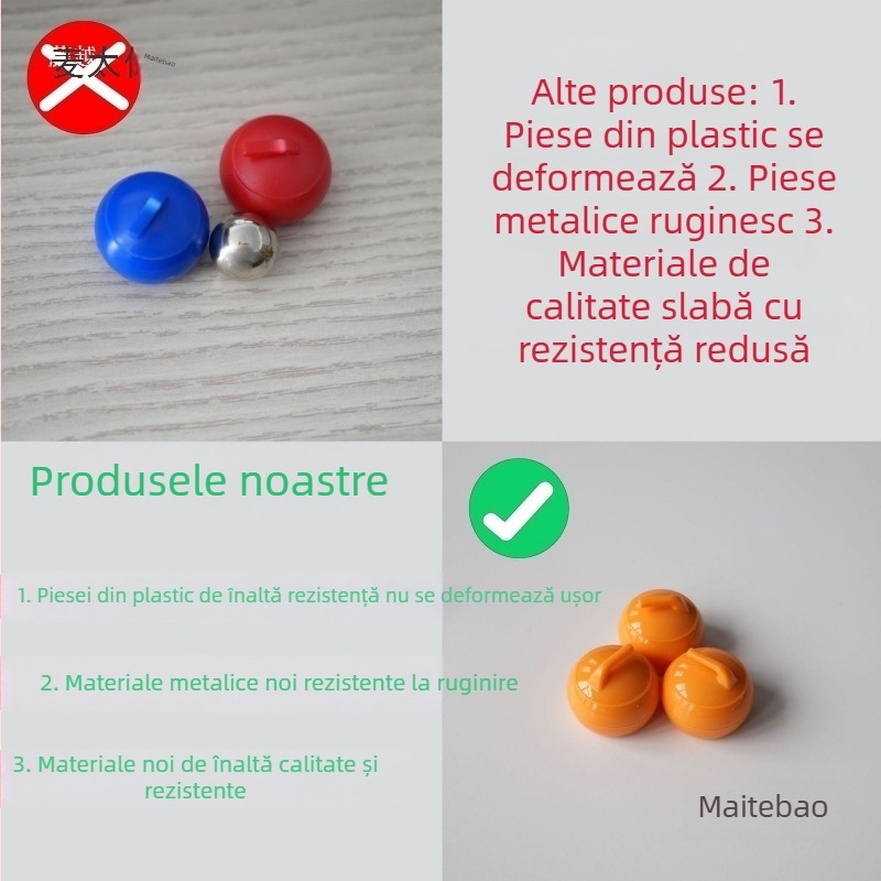 Accesorii pentru curling de birou – mingi mini pentru curling pe masă, mingi de bowling, mingi de curling uscate în vrac (3C: Jucării pentru 14+; Vârsta aplicabilă: 0–3 ani)