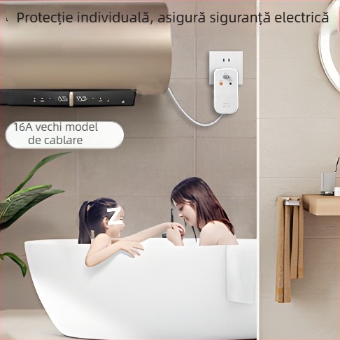 Priză cu protecție la scurgeri pentru boiler de apă — 10A