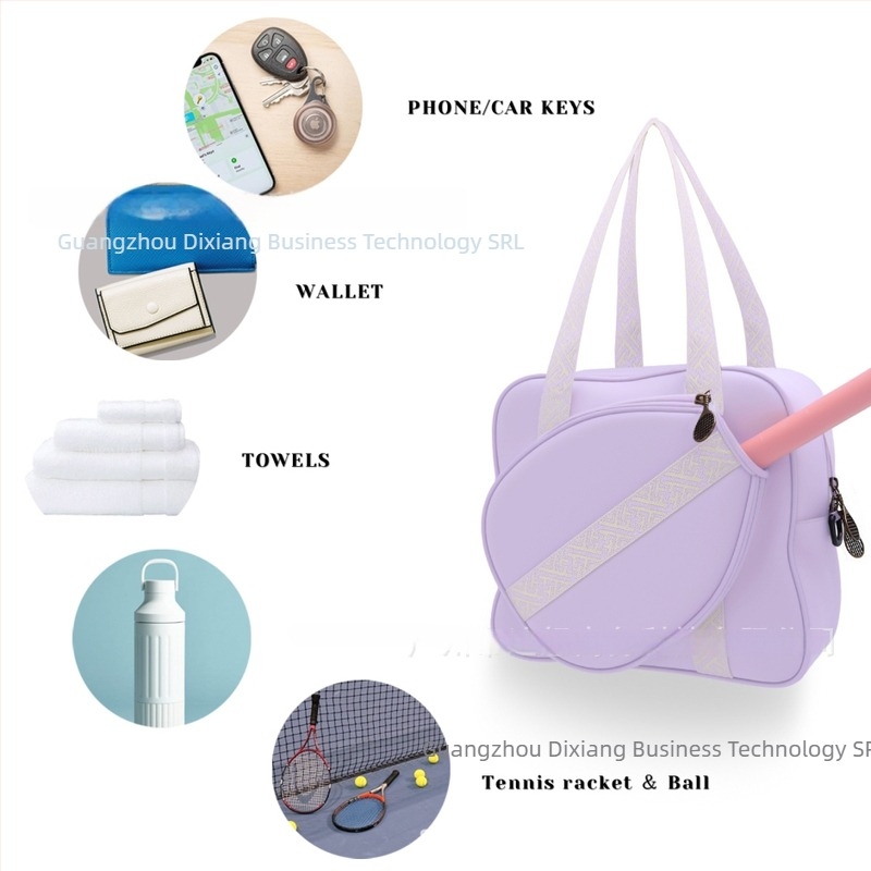 Geantă pentru rachete pickleball — material Oxford, brand XINGNAN; potrivită pentru pickleball, tenis de masă, badminton și alte sporturi cu mingi