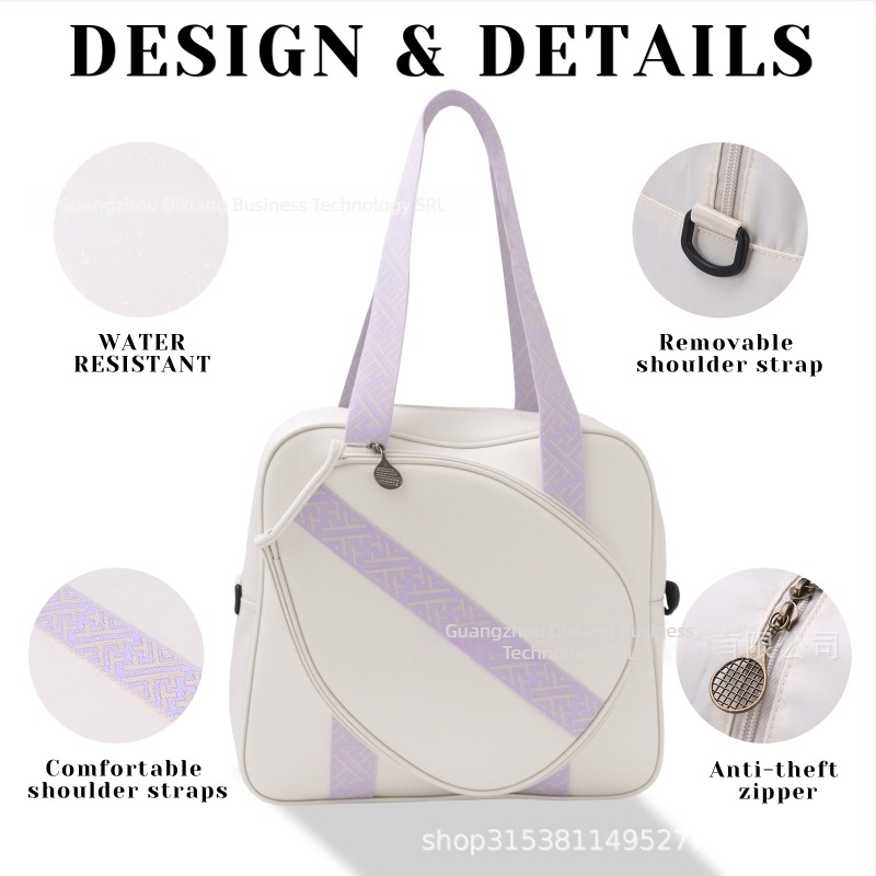 Geantă pentru rachete pickleball — material Oxford, brand XINGNAN; potrivită pentru pickleball, tenis de masă, badminton și alte sporturi cu mingi