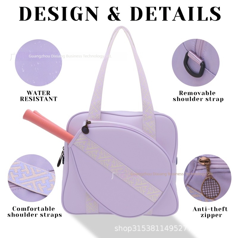 Geantă pentru rachete pickleball — material Oxford, brand XINGNAN; potrivită pentru pickleball, tenis de masă, badminton și alte sporturi cu mingi