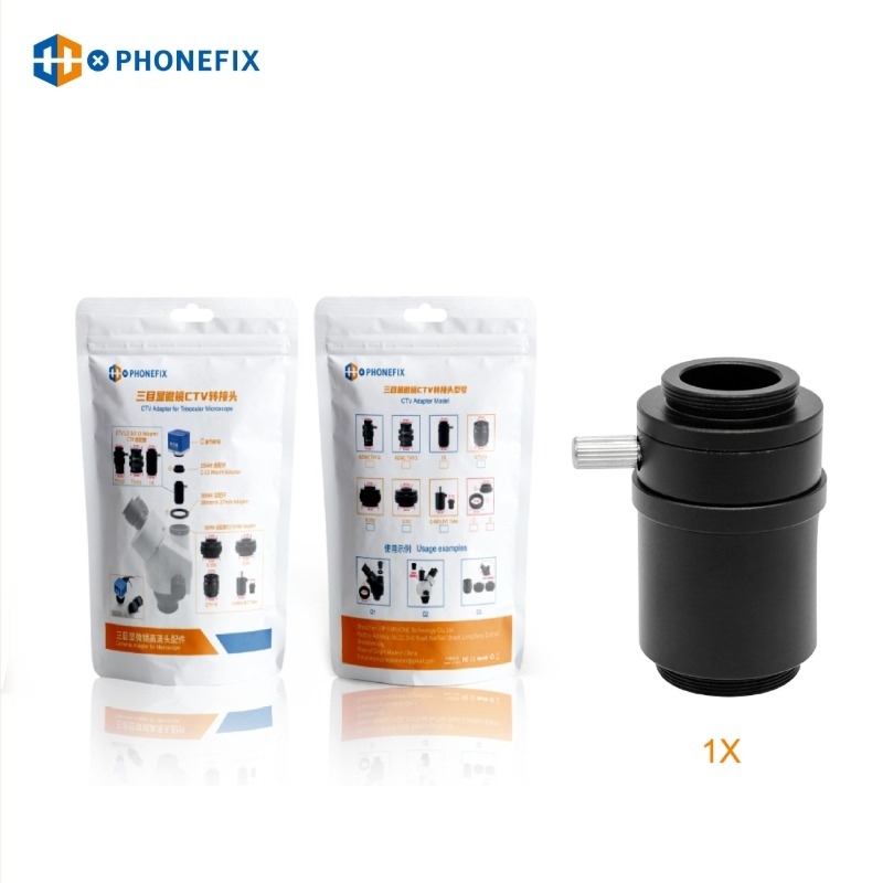 Adaptor de cameră pentru microscop stereo trinocular cu montură C, extinde câmpul de vizualizare