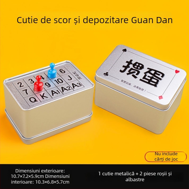 Egg-Breaking Casetă de stocare și tablă de scor — husă pentru cărți cu dublă funcționalitate, impermeabilă și rezistentă la praf