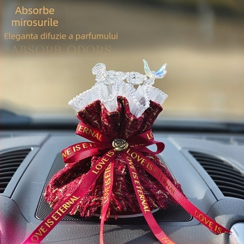 Buchet din textil pentru aromaterapie, decor interior pentru mașină – Stil modern