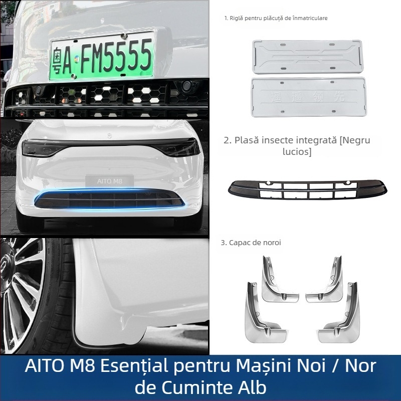 Control ze ABS plastic aripă de noroi pentru Wenjie M8 – aripa de noroi pentru roata din față, compatibilă cu Ask the World M8