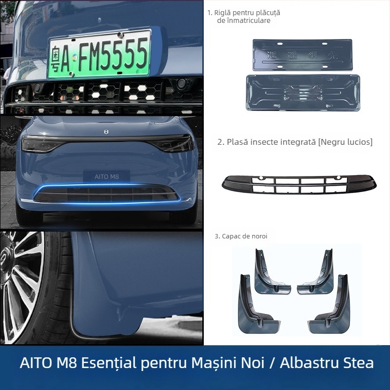 Control ze ABS plastic aripă de noroi pentru Wenjie M8 – aripa de noroi pentru roata din față, compatibilă cu Ask the World M8