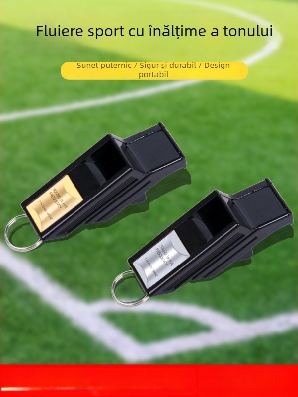 Fluiere de arbitru pentru fotbal, baschet și volei — design de înaltă frecvență, fără miez, pentru instruire profesională, ABS material, imprimare siglă disponibilă